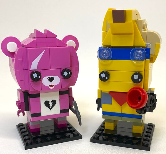 LEGO Brickheadz Fortnite Adventure Peely and Cuddle Team Leader Set #40760 As Pictured