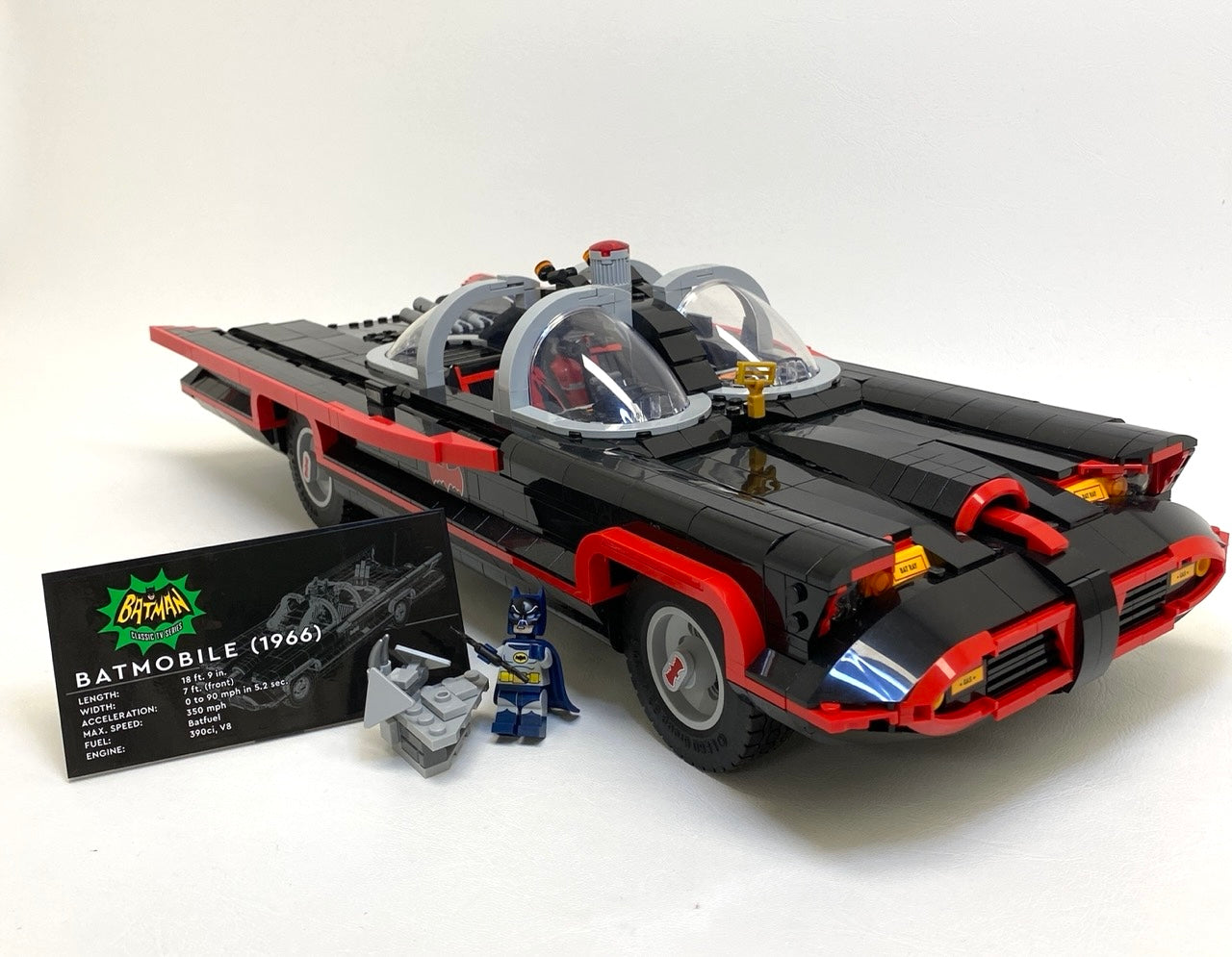 LEGO DC Superheroes Batmobile Classic TV Series Set #76328 As Pictured