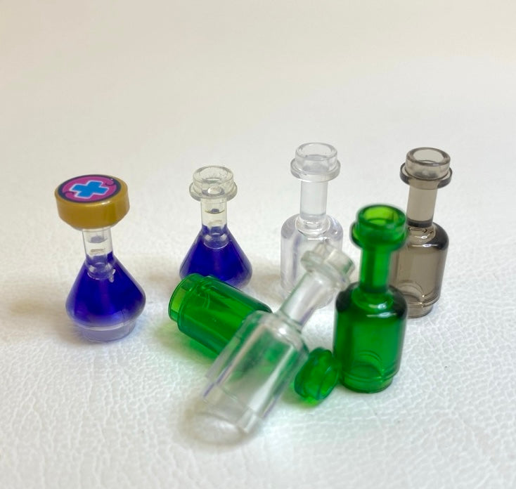 LEGO Accessory Fun Pack Mixed Bottles Flasks and Hourglass – BrickResales
