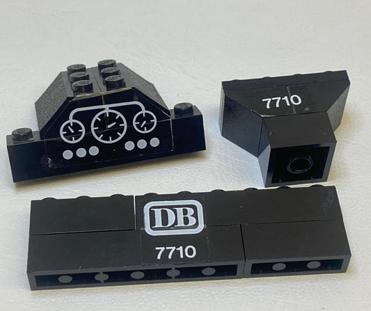 LEGO Vintage Train Details Fun Pack - Stickered Assemblies from Set #7710