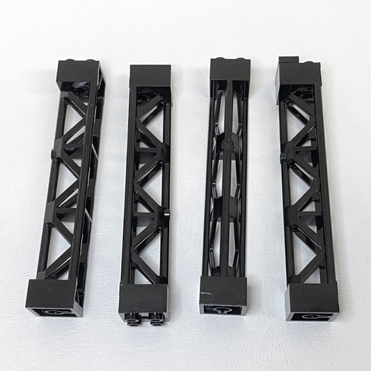 LEGO Support 2x2x10 Pack Of 4 Black