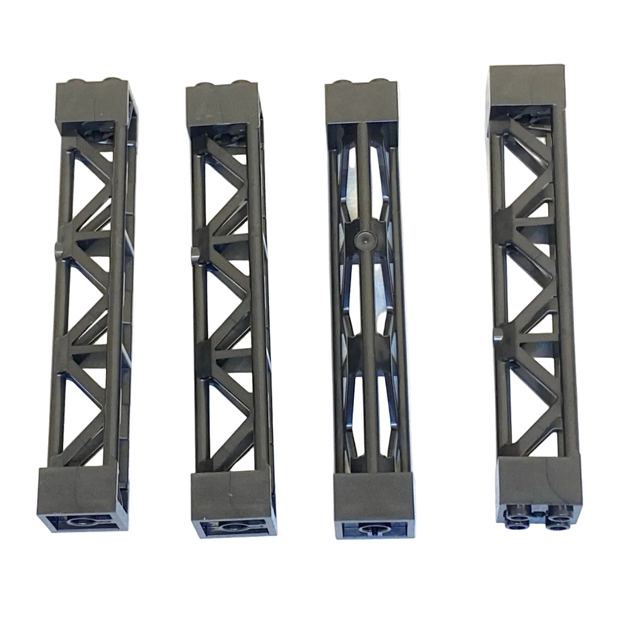 LEGO Support 2x2x10 Pack Of 4 Pearl Dark Grey