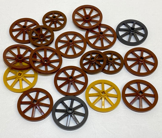 LEGO Cart / Carriage / Wagon Wheels Fun Pack Mixed Colours