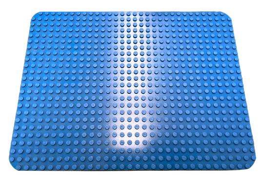 LEGO Vintage Baseplate 24x32 Blue with Round Corners