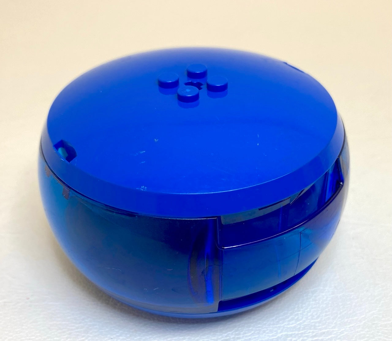 LEGO Red X-Pod Blue Cap and Bottom with Trans Dark Blue Barrel