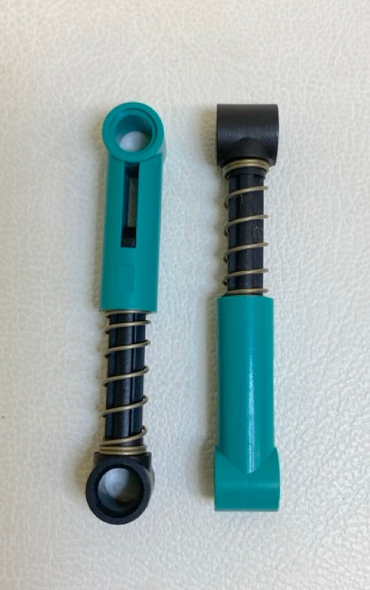 LEGO Technic Shock Absorber 6.5L Pack of 2 Dark Turquoise - Rare Colour