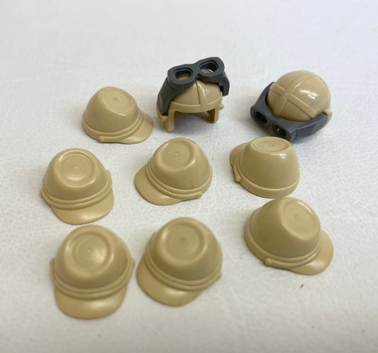 LEGO Indiana Jones Minifigure Soldier Hats / Caps / Kepis Fun Pack - Tan