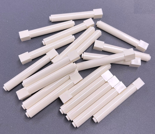 LEGO Support 1x1x6 Pack of 20 White