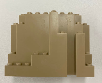LEGO Rock Panel 4x10x6 Dark Tan BURP / Big Ugly Rock Piece