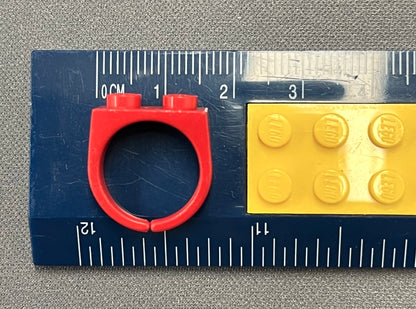 LEGO Scala Vintage Red Ring with 1x2 Plate