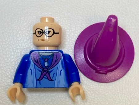 LEGO Harry Potter Professor Sybill Trelawney Minifigure (Missing Skirt / Marked)