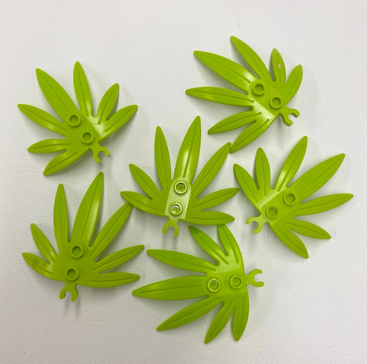 LEGO Plants Swordleaf Palm Leaves Pack of 6 Lime