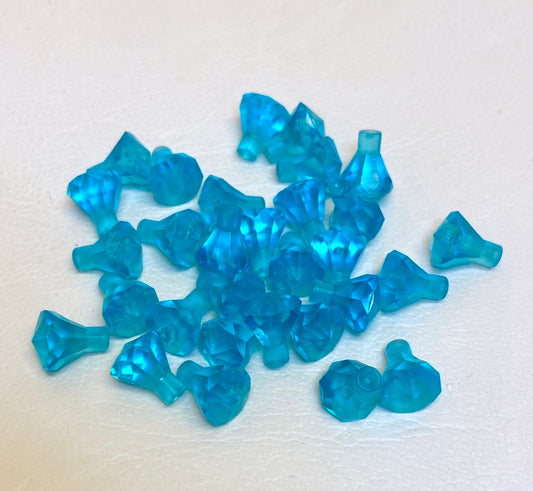LEGO Trans Light Blue Crystals Gems Jewels BRAND NEW Pack of Approx 30