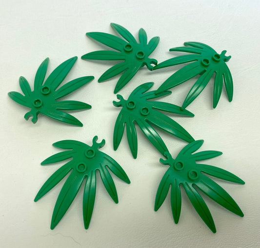 LEGO Plants Swordleaf Palm Leaves Pack of 6 Green