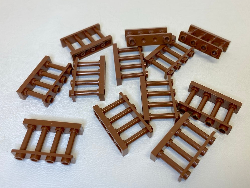 LEGO Reddish Brown Spindled Fences Fun Pack of 12 – BrickResales