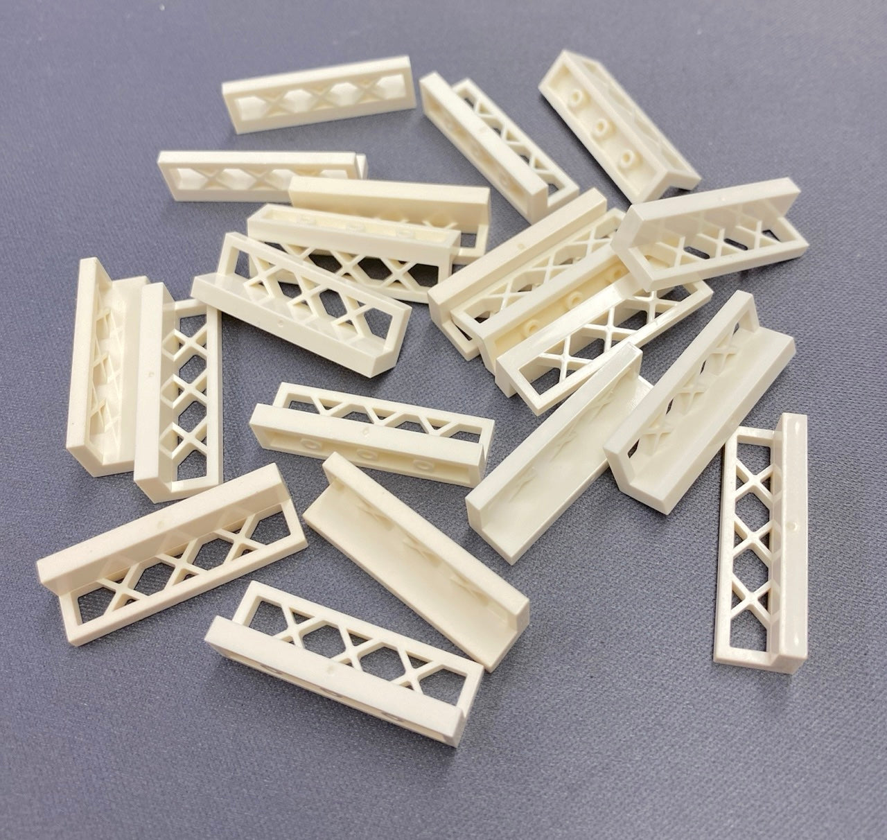 LEGO White Lattice Fences 1x4x1 Fun Pack of 20