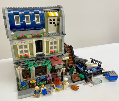 LEGO Creator Parisian Restaurant Modular Building Set #10243 - As Pictured - Includes Instructions and Minifigures