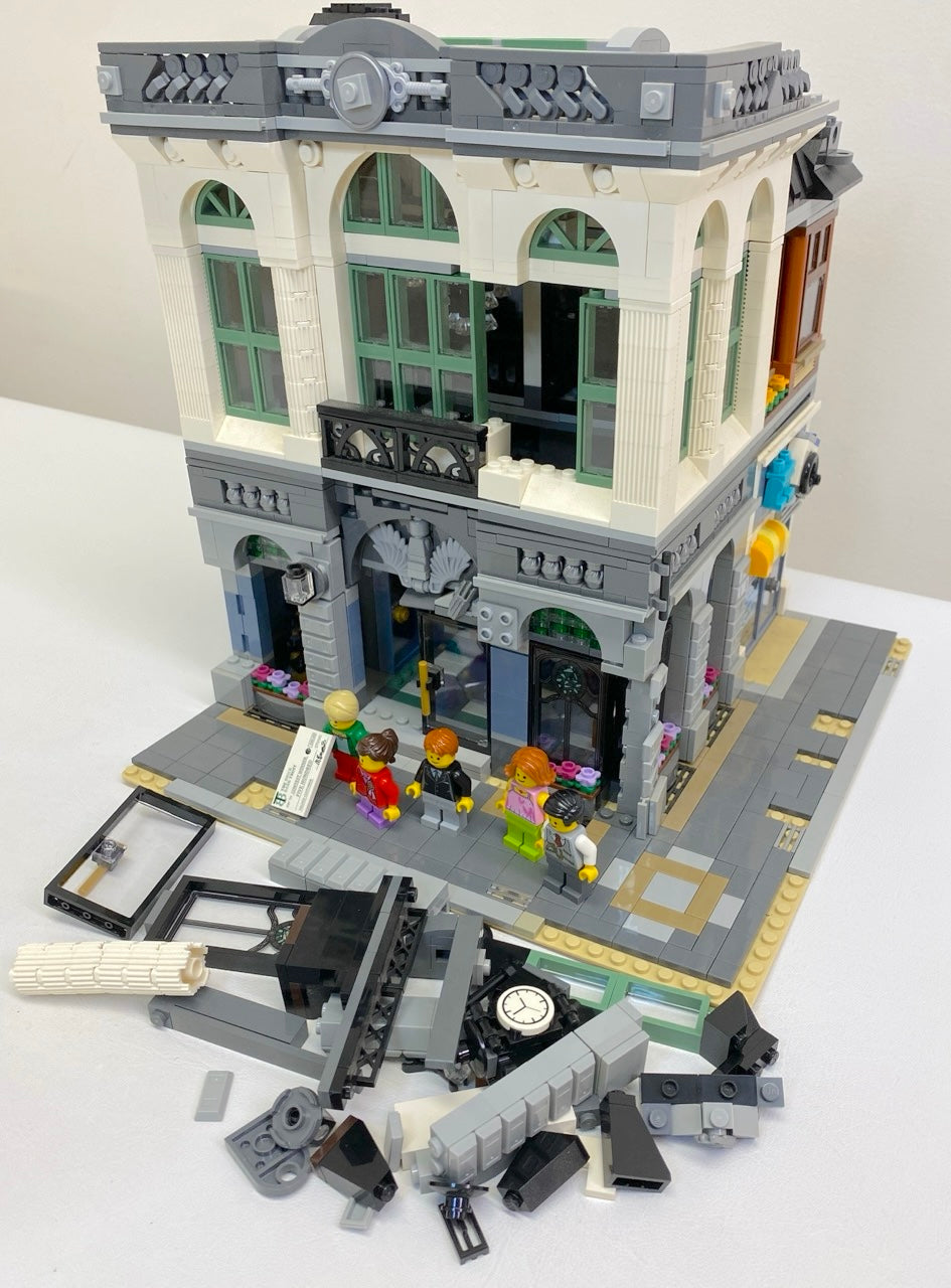 LEGO Creator Brick Bank Modular Building Set #10251 - As Pictured - Includes Instructions and Minifigures