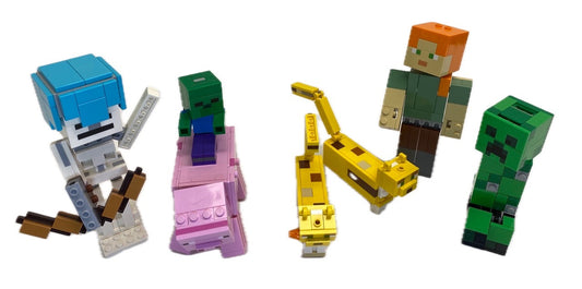 LEGO Minecraft BigFigs Fun Pack - Mixed Giant Figures and Creatures