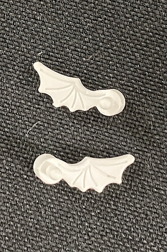 LEGO Castle Vintage Dragon Wing Plumes Fun Pack - White Left and Right - Very Rare!