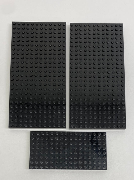 LEGO Large Black Brick Fun Pack 12x24 and 8x16 Castle Space Star Wars Harry Potter