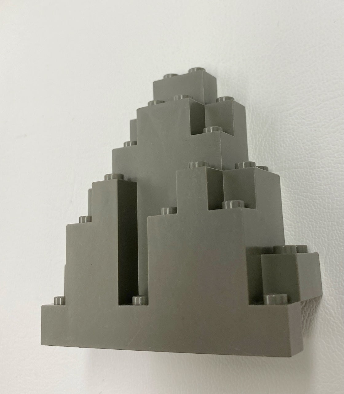 LEGO Rock Panel 3x8x7 Triangular - Dark Grey (Old Shade) - LURP (Little Ugly Rock Piece)
