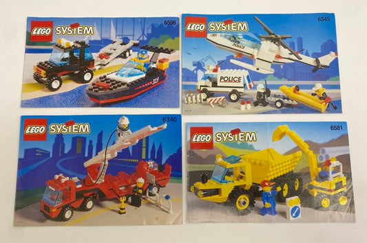 LEGO City / Town Vintage Instructions Fun Pack