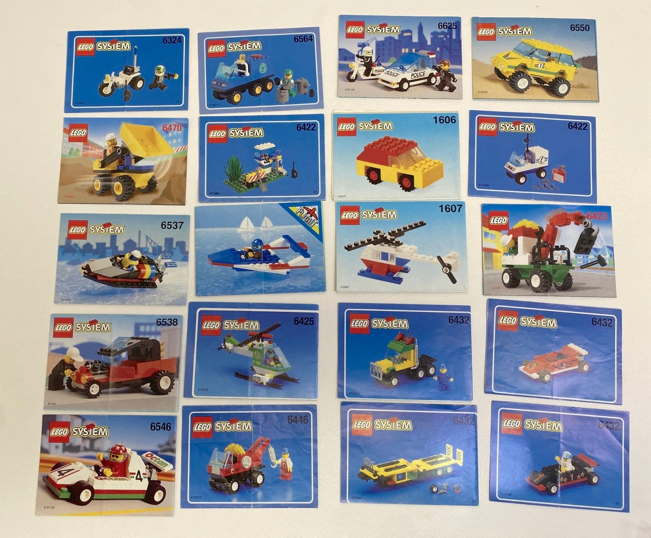 LEGO City / Town Vintage Instructions Fun Pack