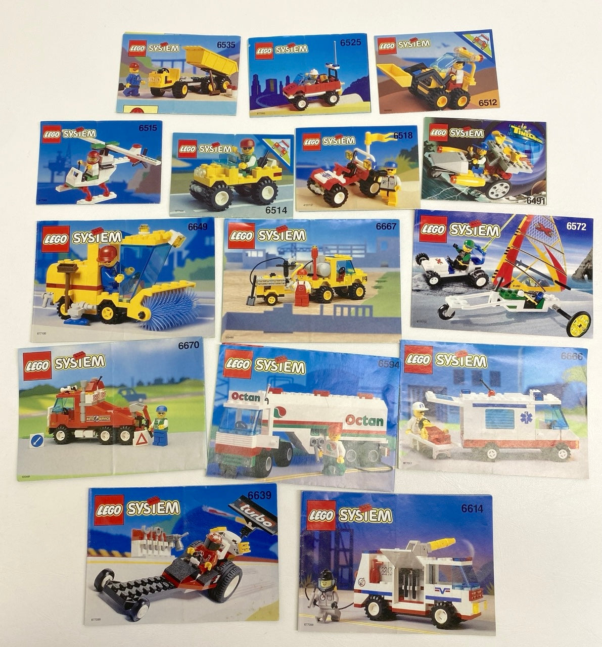 LEGO City / Town Vintage Instructions Fun Pack