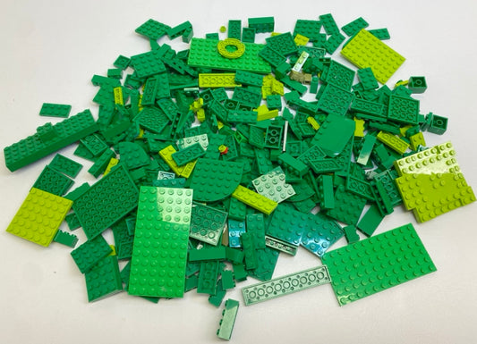 LEGO Shades of Green Fun Pack Mixed Pieces Bricks Plates Slopes and More