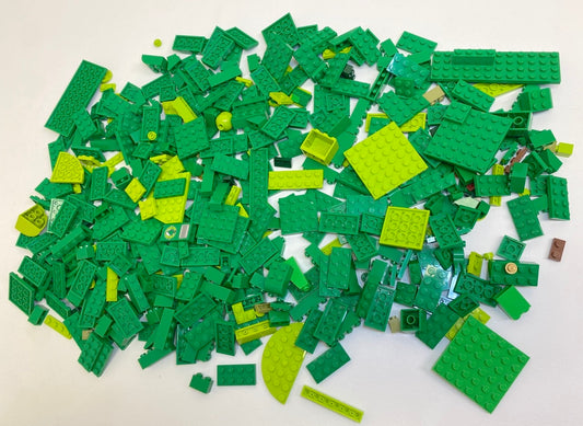 LEGO Shades of Green Fun Pack Mixed Pieces Bricks Plates Slopes and More