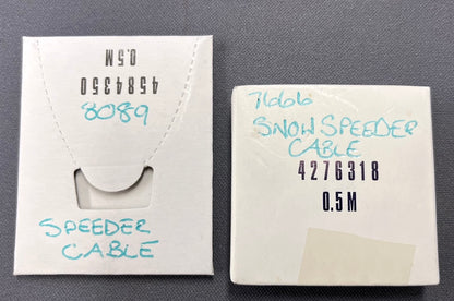 LEGO Black String 50cm BRAND NEW Pack of 2 in Card Packaging - Star Wars Snowspeeder Cables