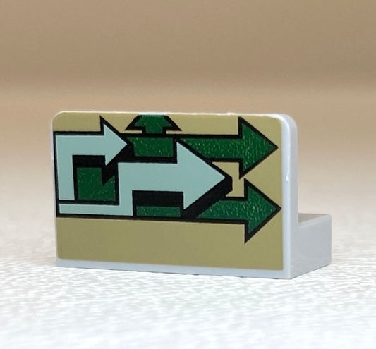 LEGO Architecture Section of Berlin Wall - Printed Panel from Set #21027 - Very Hard to Find