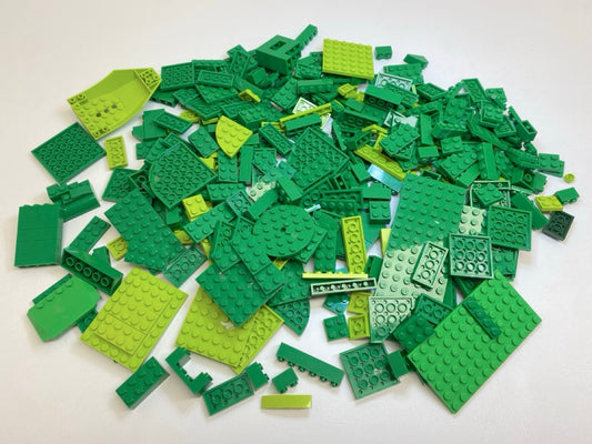 LEGO Shades of Green Fun Pack Mixed Pieces Bricks Plates Slopes and More