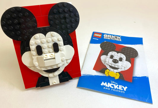 LEGO Disney Mickey Mouse Brick Sketch Set #40456 - As Pictured - With Instructions
