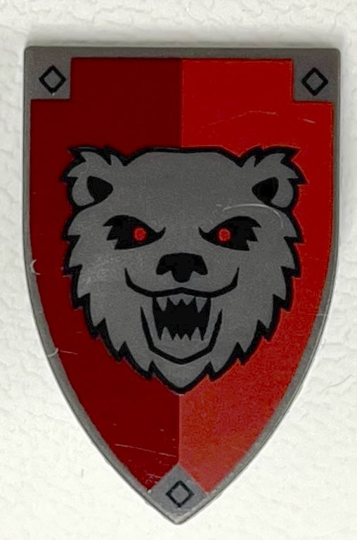 LEGO Castle Shield Bear Pattern