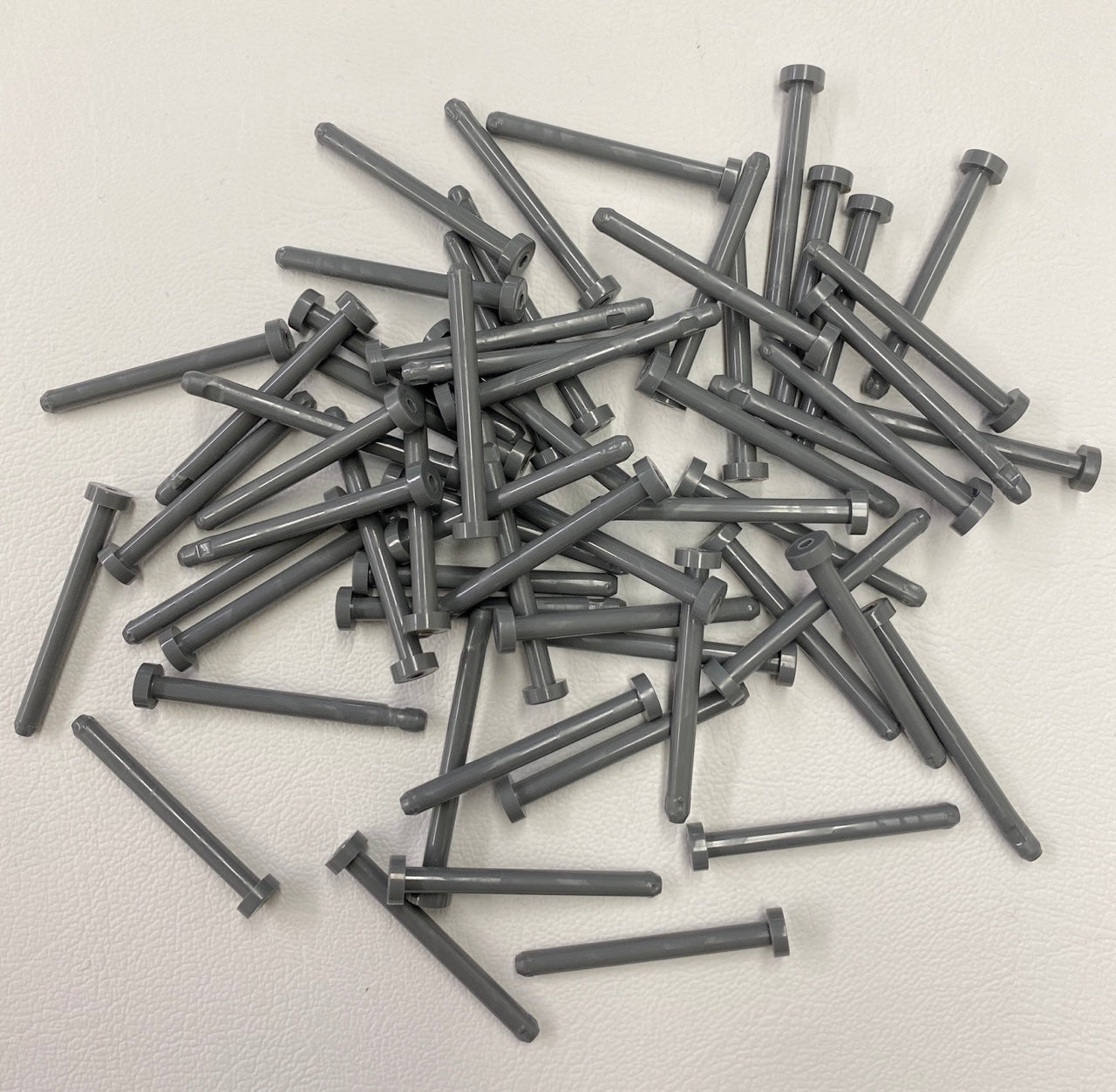 LEGO Trains Plastic Connection / Stacking Pin for 9V Track Storage - Pack of Approx 60