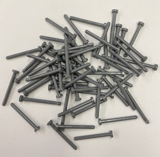 LEGO Trains Plastic Connection / Stacking Pin for 9V Track Storage - Pack of Approx 60