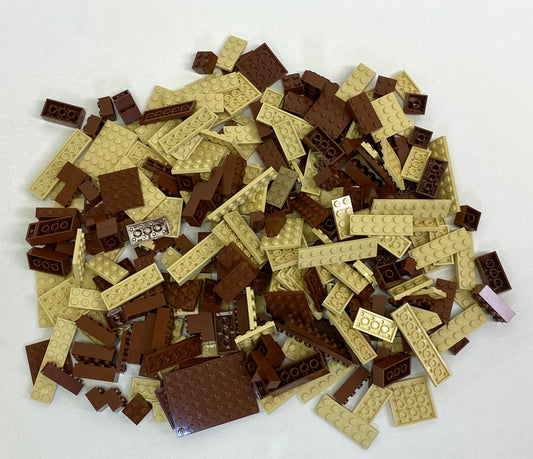 LEGO Reddish Brown and Tan Fun Pack Mixed Pieces