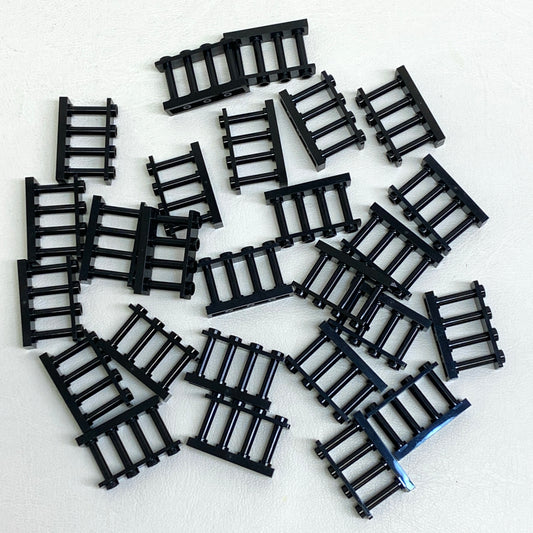 LEGO Black Spindled Fences Fun Pack Approx 24