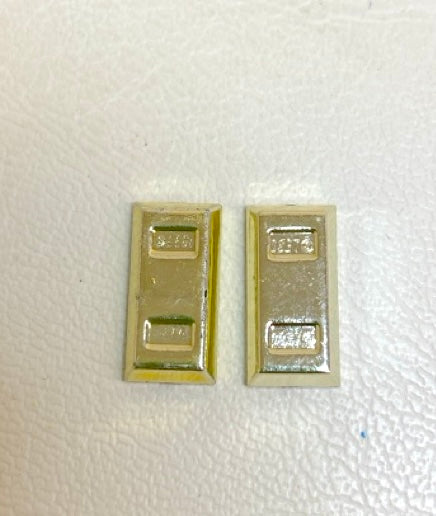 LEGO Chrome Gold Ingot - Pack of 2