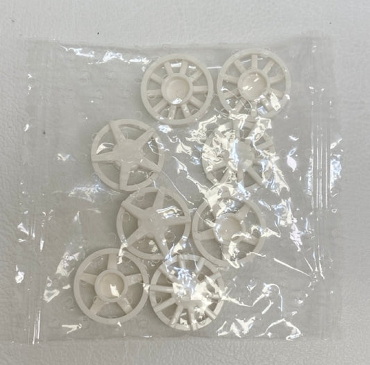 LEGO Speed Champions / City White Wheel Cover BRAND NEW Pack