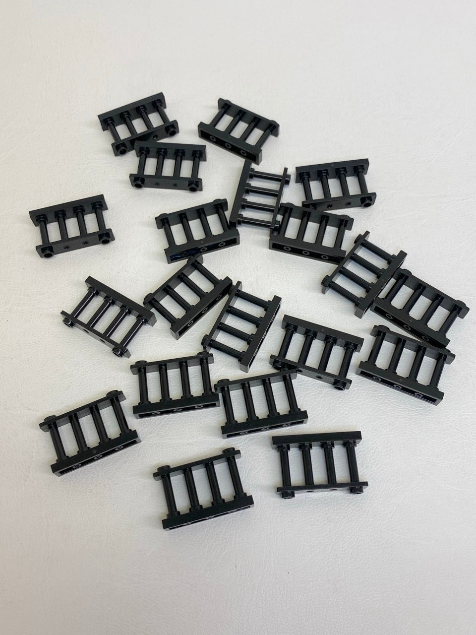 LEGO Black Spindled Fences Fun Pack Approx 20 - 2 Stud Version