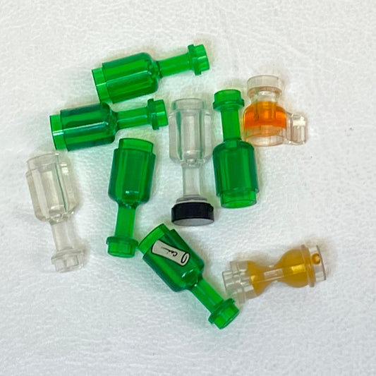 LEGO Accessory Fun Pack Mixed Bottles Flask / Glass / Hourglass