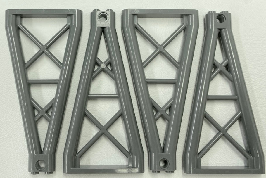 LEGO Support Girder Triangular 1x6x10 Pack of 4 Dark Bluish Grey