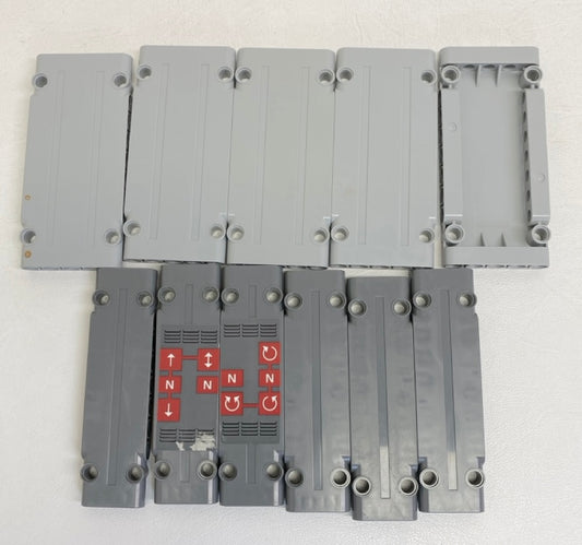 LEGO Technic Panel Mixed Fun Pack - Light Bluish Grey 5x11x1 and Dark Bluish Grey 3x11x1