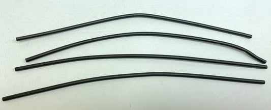 LEGO Pearl Dark Grey Hose 3mm Fun Pack of 4 26L / 20.8cm