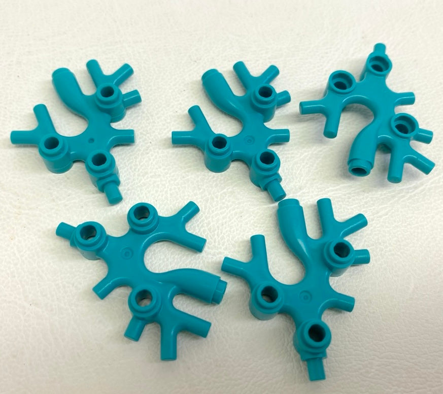 LEGO Plant Seaweed / Coral Pack of 5 Dark Turquoise