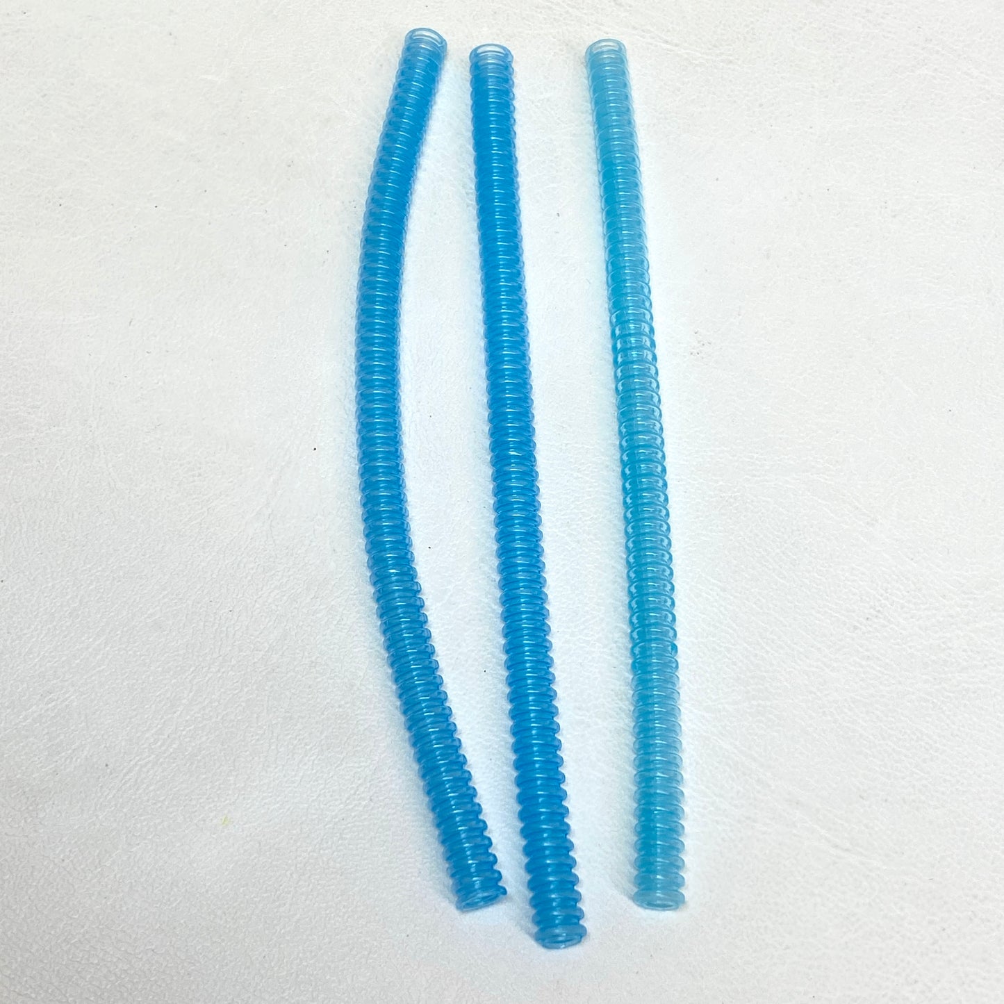 LEGO Technic / Star Wars Trans Light Blue Hose 7mm Ribbed 19L Pack of 3