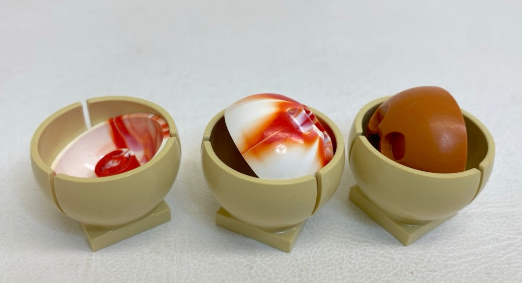 LEGO Ball and Socket 3x3 Pack of 3 Tan